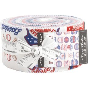 Play Ball Jelly Roll 40 2.5 بوصة شرائط Moda Fabrics 33810JR