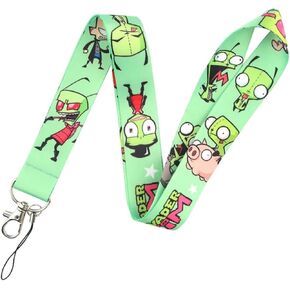 Pinstant Invader Zim Cartoon Siminated TV Show 17.7 "