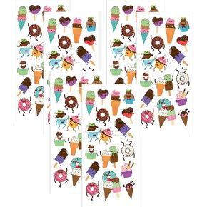 Playhouse Ice Cream Pops Strawberry Scented Scratch & Sniff Sticker Sheets - 1 Pack