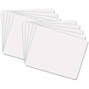 Creativity Street 9881-10 Pacon Whiteboard, 1-sided, Plain, 9" x 12", 10 Boards