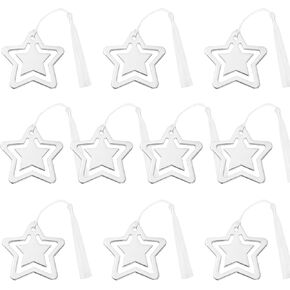 الإشارات الموسيقية الإشارات الموسيقية Penta Angel 10pcs Metal Music Note علامة مع شرابات الحرير لعشاق حفل زفاف عيد الميلاد محبي المكتب الهدايا (Snowflake ، 10)