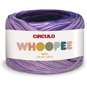 Whoopee Yarn by Círculo - 578 yds, 7 oz - Sport - 100% Mercerized Brazilian Virgin Cotton (Pack of 1 Ball) (9377)