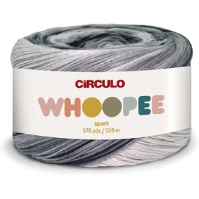 Whoopee Yarn by Círculo - 578 yds, 7 oz - Sport - 100% Mercerized Brazilian Virgin Cotton (Pack of 1 Ball) (9377) in Saudi Arabia