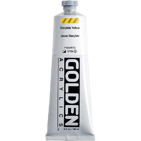 Golden Heavy Body Acrylic - Dairylide Yellow - 5 oz Tube