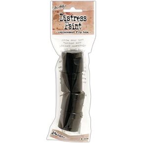 Ranger TDA49173 Distress Paint Replacement Flip Tops (4 Pack), Black