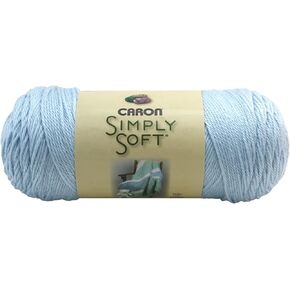 Caron Simply Soft Yarn 6oz (9712) Soft Blue By The Each
