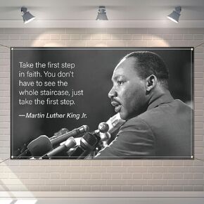 Martin Luther King Jr. Day Decorations MLK لديّ Dream Photo Booth Backdrop School School Decord Decor