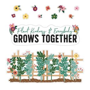 Grow Together Plant Kindness & Everybody Grows Together Bulletin Board Set