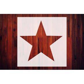 قم بإنشاء مشاريع DIY رائعة مع قالب Star Stencil - MyLar القابل لإعادة الاستخدام ، والليزر لزخارف الجدران ، والأثاث ، والحرف اليدوية