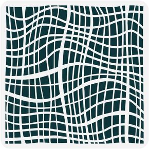 stency pingerinspire gauze pattern stencil - 11.8x11.8 بوصة قابلة لإعادة الاستخدام القابلة لإعادة الاستخدام من الأزهار الهندسية للجدار ، والخشب ، والبلاط ، والنسيج ، والأثاث دي تزيين المنزل
