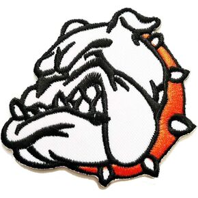 pp patch dog orange jolar head pitbull bulldog cartoon on on patches sticker sticker styser adgroidery badges for اطفال سروال الظهر على ظهره