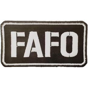 patchclub fafo ، f حولها واكتشفها - خطاف وخطقة ، 3 بوصات - الروح المعنوية ، التكتيكية ، التصحيح العسكري - مثالي لمعدات الجيش التكتيكي ، حقيبة الظهر الصالة الرياضية ، قبعة ، سترة