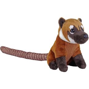 Wild Republic Rainforest Coati ، حيوان محشو ، 6 بوصات ، لعبة أفخم ، تعبئة زجاجات المياه المعاد تدويرها