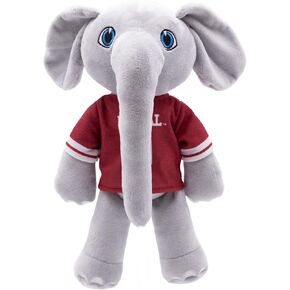 Plushible 14" University of Alabama Big Al Mascot Plush Figure - College Football Ragdoll - Sports Mascot Figure - Soft Plush Material - Surface Washable - Baby Doll - All Ages - Rag Dolls Toddlers
