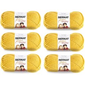 Bernat 161128-28607 Softee Chunky Yarn - Glowing Gold