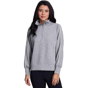 RBX 1/4 Zip Scuba Sweatshirt for Women, Relaxed Lightweight Mock Neck Quarter Zip Pullover in Kuwait