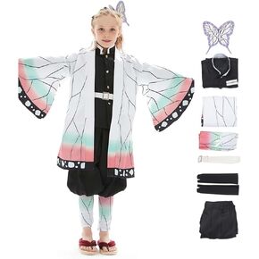 Gonriya Kids Cosplay Cloak Anime Costume Guild Kimono Suit Comple