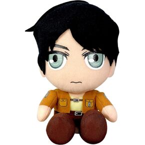 GE Animation Great Eastern GE-52997 Attack on Titan Eren Setting Pose Studed Plush Multi Colored ، 8 "