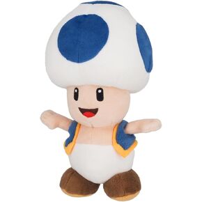 Sanii Super Mario All Star Collection AC31 Blue Toad 8 "Plush