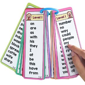 Lachilly 1000 Sight Words Flashcards, Dolch Words List Flash Cards, High Frequency Word Lists, ESL Teaching Materials, Vocabulary Building, Essential Teacher Teaching Aids for Primary School