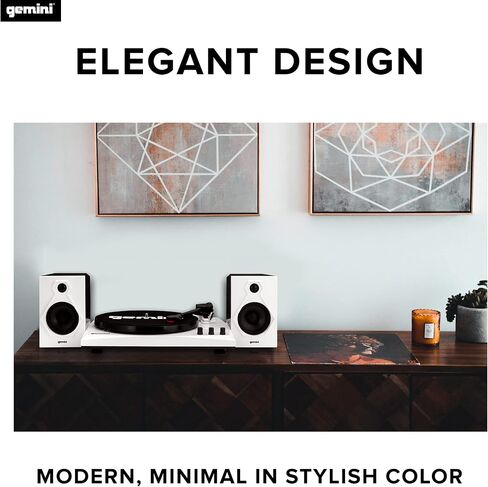 Gemini Sound TT-900 - Classic Black 3-Speed Turntable with Pitch Adjustment, Bluetooth Connectivity, and High-Fidelity Stereo Sound in Kuwait