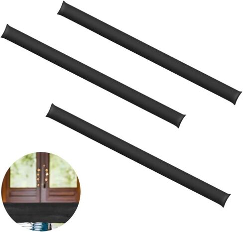 Water Barrier 5 ft x 6.5 inch Water Activated Flood Barriers, Sandless Sandbag for Flooding Reusable Water Absorber Water Absorbing Snake for Absorbent Prevention for Garage and Basement (3 Pack) in Kuwait