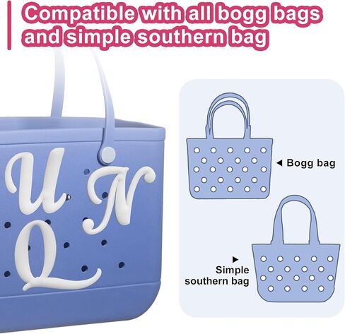 سحر متوافق مع حقيبة BOGG الأصلية جميع الطرز - PVC المطاط إدراج الملحقات الزخرفية لحفاظ الشاطئ حقيبة اليد in Kuwait