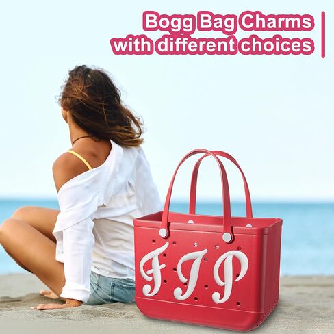 سحر متوافق مع حقيبة BOGG الأصلية جميع الطرز - PVC المطاط إدراج الملحقات الزخرفية لحفاظ الشاطئ حقيبة اليد in Kuwait