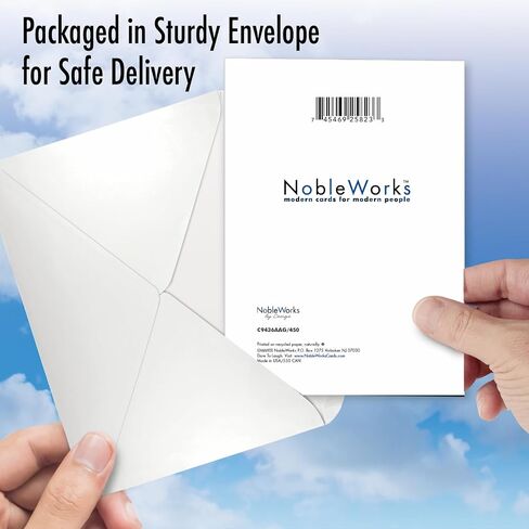 NobleWorks 15th Recovery Milestone Greeting Card with 5 x 7 Inch Envelope (1 Card) Floral Milestones - 15 C10492RMG in Saudi Arabia