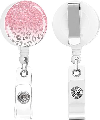 بكرات شارة قابلة للسحب ، حاملي شارة الهوية قابلة للسحب ، حامل بطاقة هوية شارة قابلة للسحب للمعلم ، الطالب ، عامل المكتب (Purple Dog Paw) in Kuwait