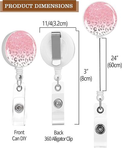 بكرات شارة قابلة للسحب ، حاملي شارة الهوية قابلة للسحب ، حامل بطاقة هوية شارة قابلة للسحب للمعلم ، الطالب ، عامل المكتب (Purple Dog Paw) in Kuwait