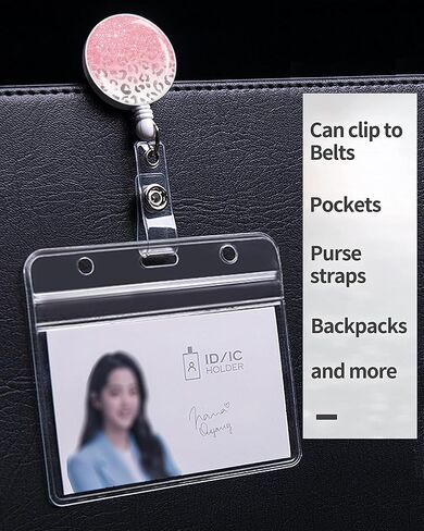 بكرات شارة قابلة للسحب ، حاملي شارة الهوية قابلة للسحب ، حامل بطاقة هوية شارة قابلة للسحب للمعلم ، الطالب ، عامل المكتب (Purple Dog Paw) in Kuwait