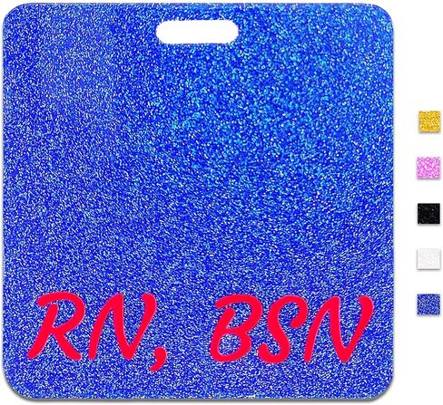 BSN Badge BuddyHorizontal Black Badge Cards with Glitter for Nurses, RNs, LPNs and LVNs: Medical ID Cards in Kuwait
