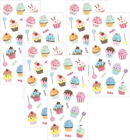 Playhouse Ice Cream Pops Strawberry Scented Scratch & Sniff Sticker Sheets - 1 Pack in Kuwait