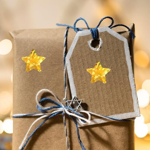 Glitter Red Star Stickers 500 Pcs, Star-Shaped Stickers Roll, 1 inch Self Adhesive Sparkly Shiny Stars Labels, Foil Stickers for Teacher Supplies, Classroom Business, Notes, Cups, Gift Box Card in Kuwait