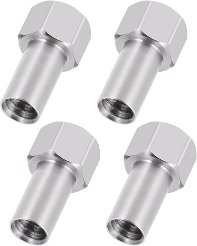 M2.5 * 5mm Long Wheel Nuts 4Pcs for TRX4M Defender Bronco K10 High Trail F150 1/18 RC Crawler Upgrade Parts in Saudi Arabia