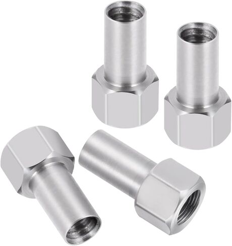 M2.5 * 5mm Long Wheel Nuts 4Pcs for TRX4M Defender Bronco K10 High Trail F150 1/18 RC Crawler Upgrade Parts in Saudi Arabia