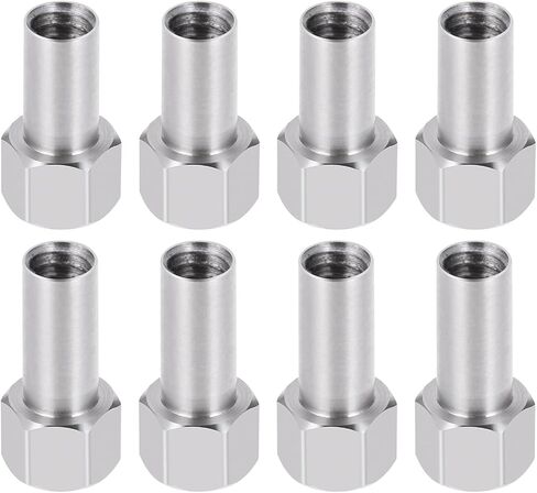 M2.5 * 5mm Long Wheel Nuts 4Pcs for TRX4M Defender Bronco K10 High Trail F150 1/18 RC Crawler Upgrade Parts in Saudi Arabia