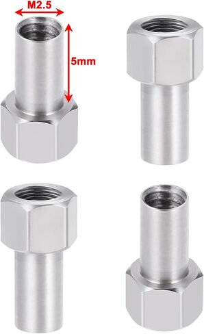 M2.5 * 5mm Long Wheel Nuts 4Pcs for TRX4M Defender Bronco K10 High Trail F150 1/18 RC Crawler Upgrade Parts in Saudi Arabia