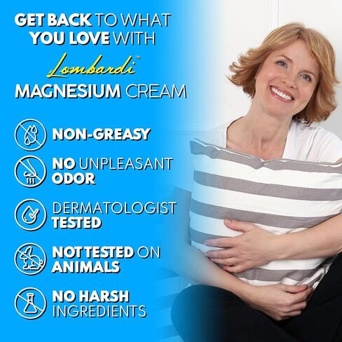 VAL Magnesium Pain Relief Cream - Whole Body Formula, 4oz - Organic Shea Butter in Saudi Arabia