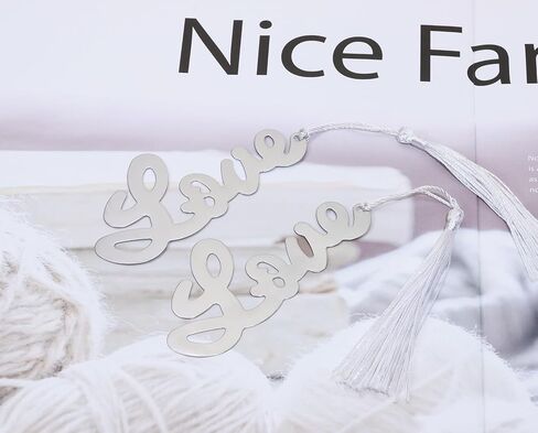 Musical Bookmarks Penta Angel 10Pcs Metal Music Note Page Marker with Silk Tassels for Christmas Wedding Party Favor Gift Office Book Lovers (Snowflake, 10) in Saudi Arabia
