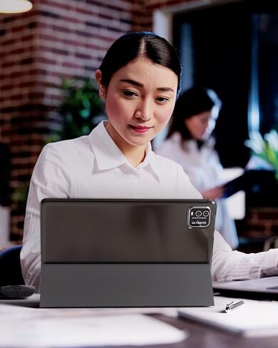 Tablet With Keyboard 2 in 1 Tablet Android Tablet 10 Inch Tablets, Include Mouse Case Stylus Tempered Film 5G Wifi Wifi6 128GB ROM+6GB RAM 10 IN IPS 8MP Camera 6000mAh Battery 10.1" FHD Android Tab in Kuwait