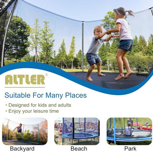 Trampoline 12FT 14FT Trampoline Enclosure Net Outdoor Jump Trampoline for Kids and Adults Round Trampoline ASTM Approved in Saudi Arabia