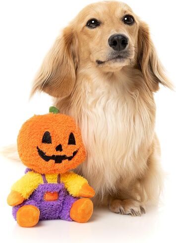 Fuzzyard Jack-O Pumpkin Head Plush Halloween Dog Toy for All Sized Breeds (Small, Jack-O Chan) in Saudi Arabia