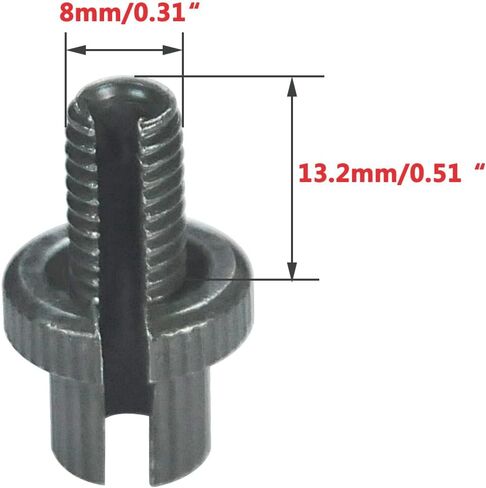 8mm M8 Clucth Brake Cable Adjuster Screw for Coleman CT200U CT100U Baja Yerf-Dog Mini Bike CT70 CRF50 CRF110 XR50 KLX110 TTR125 Pit Dirt Motocross Bike Motorcycle LTZ400 KFX400 ATV Silver 10PCS in Kuwait