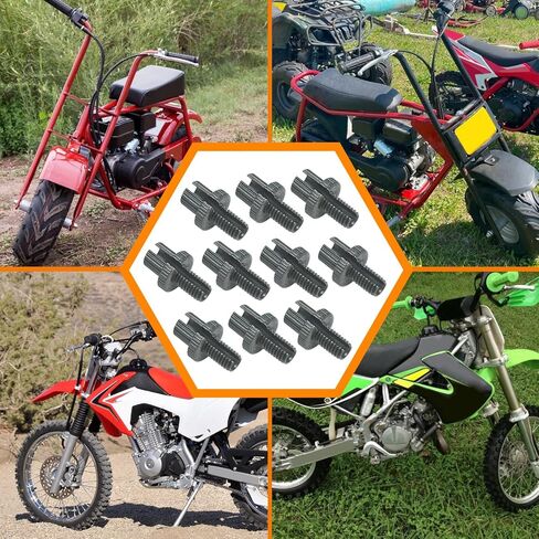 8mm M8 Clucth Brake Cable Adjuster Screw for Coleman CT200U CT100U Baja Yerf-Dog Mini Bike CT70 CRF50 CRF110 XR50 KLX110 TTR125 Pit Dirt Motocross Bike Motorcycle LTZ400 KFX400 ATV Silver 10PCS in Kuwait