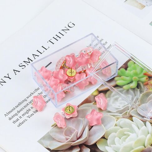 Star Push Pins - Cute Thumb Tacks with Adorable Shiny Star Design - Decorative Pushpins Perfect for Craft Projects, Scrapbooking, and DIY Decorations (Purple) in Kuwait