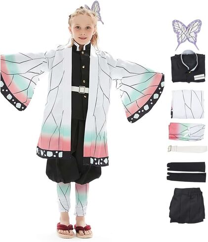 Gonriya Kids Cosplay Cloak Anime Costume Guild Kimono Suit Comple in Kuwait