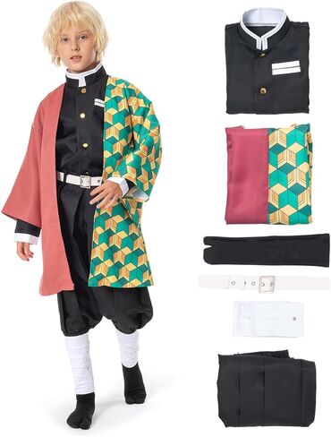 Gonriya Kids Cosplay Cloak Anime Costume Guild Kimono Suit Comple in Kuwait