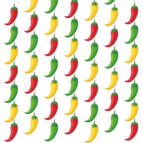 Frienda 8 PCS Fiesta Cinco de Mayo Decorations Chili Pepper Garland Fiesta Banner Chili Cook Off Hanging Dovirls Contensing Comfint Decor